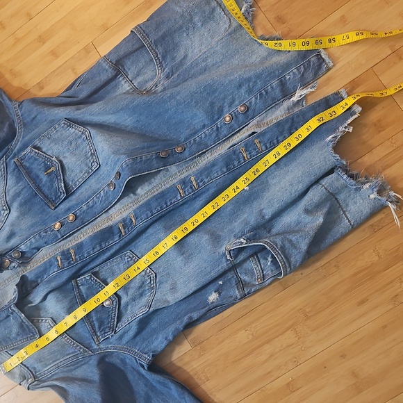 Free People Jean Jacket Light Wash - Picture 11 of 11